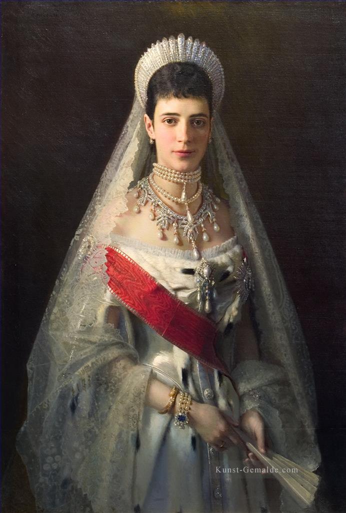 Porträt der Kaiserin Maria Fjodorowna demokratisch Ivan Kramskoi Ölgemälde